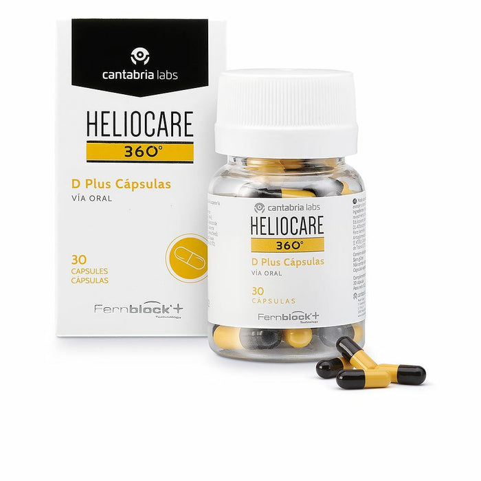 Capsule Heliocare 360° D Plus Protecție solară (30 Unități)
