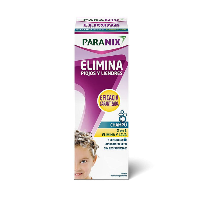 Șampon Anti-păduchi Paranix Elimina Piojos Y Liendres Champú Lote 2 în 1 200 ml 2 Piese