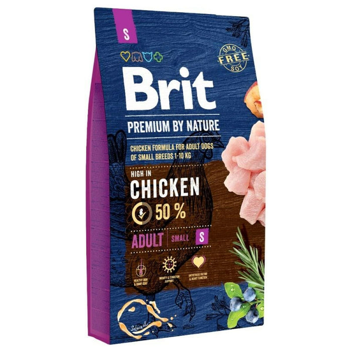Nutreț Brit Premium by Nature Adult Small Adult Pui 3 Kg