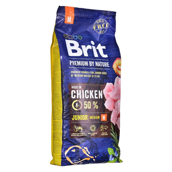 Nutreț Brit Premium By Nature Junior M Copil/Junior Pui 15 kg