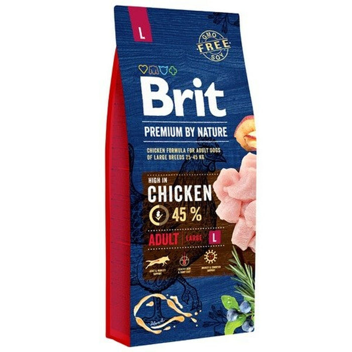 Nutreț Brit Premium Large Adul Adult Pui 20-40 Kg 8 kg