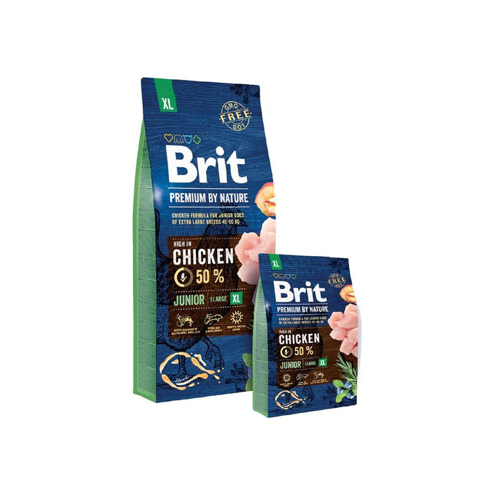Nutreț Brit Premium by Nature Junior XL Adult Pui 20-40 Kg 15 kg
