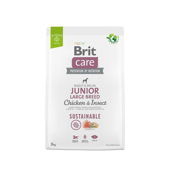 Nutreț Brit Care Dog Sustainable Junior Large Copil/Junior Pui 20-40 Kg 3 Kg