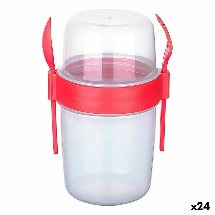 Cutie pentru prânz Titiz Lingură Furculiță 650 ml 10 x 9 x 15 cm (24 Unități)