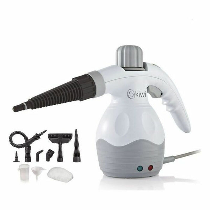 Aparat de curățare manual Vaporeta multifuncțional cu accesorii 9 în 1 Kiwi KSC4210 950-1100 W Alb 350 ml