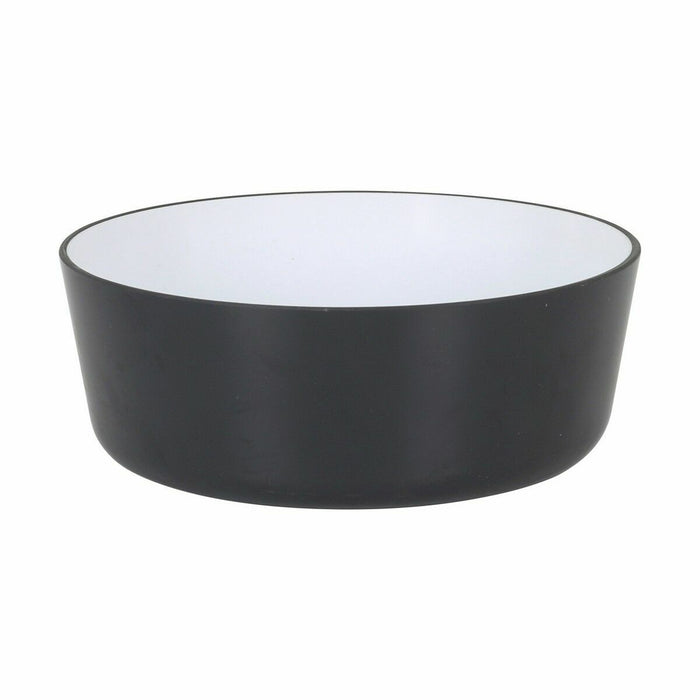 Castron Inde Melamina Alb/Negru (12 Unități)