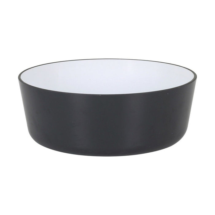 Castron Inde Melamina Alb/Negru 800 ml 16,5 x 6,5 cm