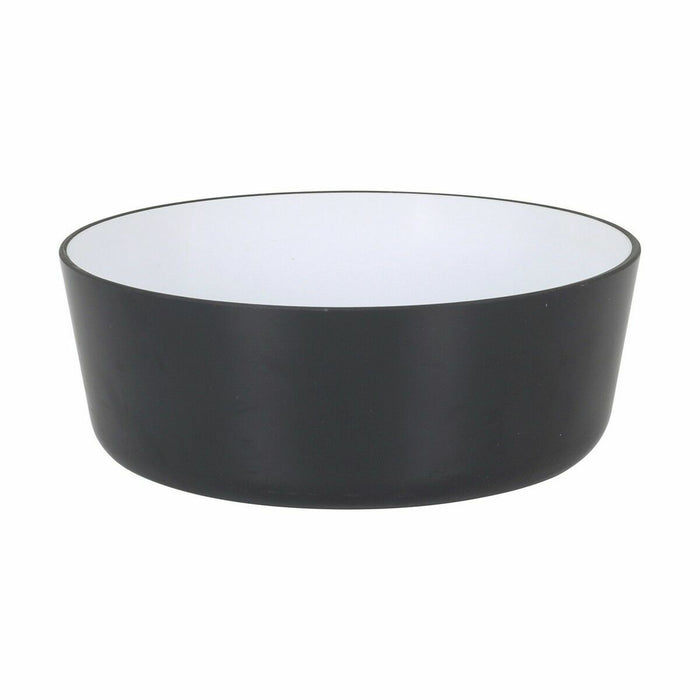 Castron Inde Melamina Alb/Negru (12 Unități)