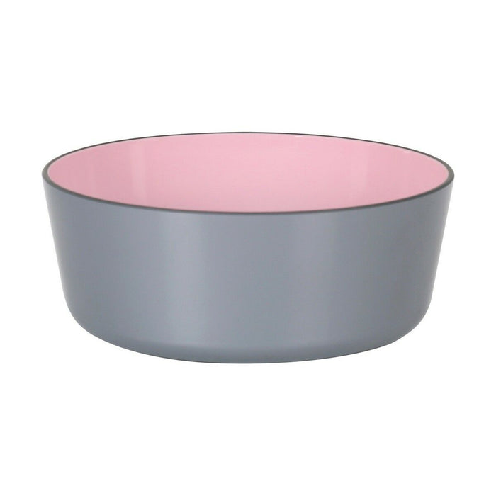 Castron Melamina Roz/Gri 16,5 x 6,5 cm 800 ml