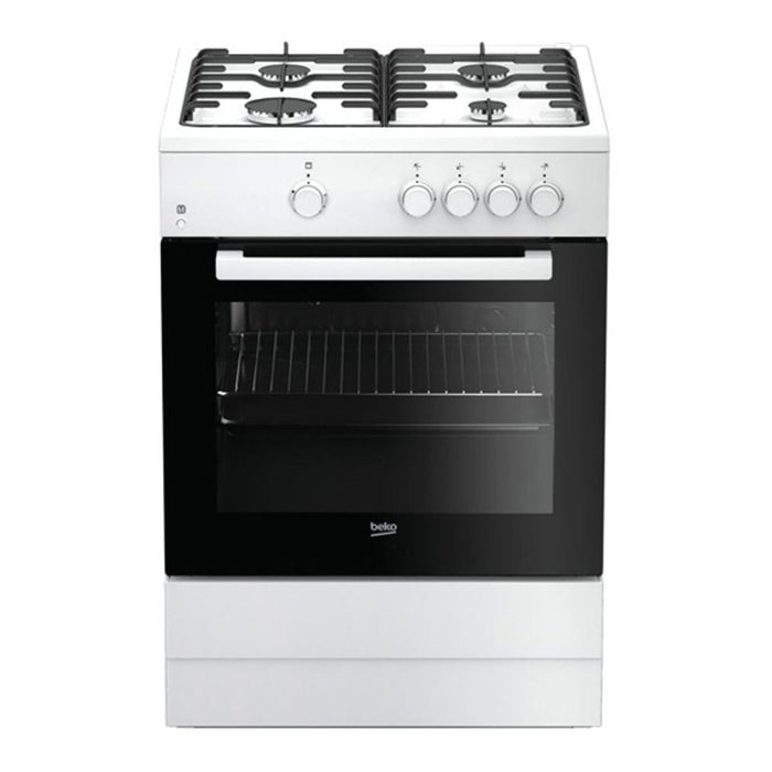 Plită cu Gaz BEKO FSG62000DWL Negru/Alb