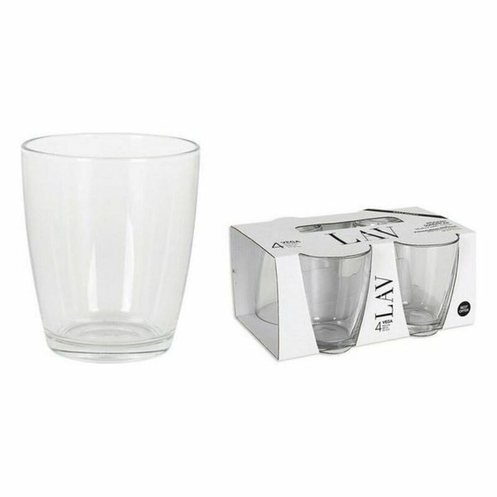 Set de pahare LAV Vega 340 ml Geam (4 uds) (340 cc)