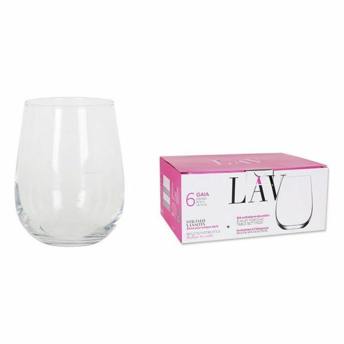 Set de pahare LAV Gaia (6 uds) (475 ml)