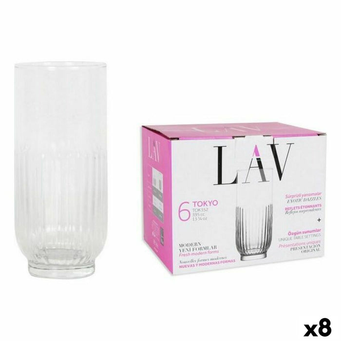 Set de pahare LAV 144946 6 Piese (8 Unități) (395 ml)