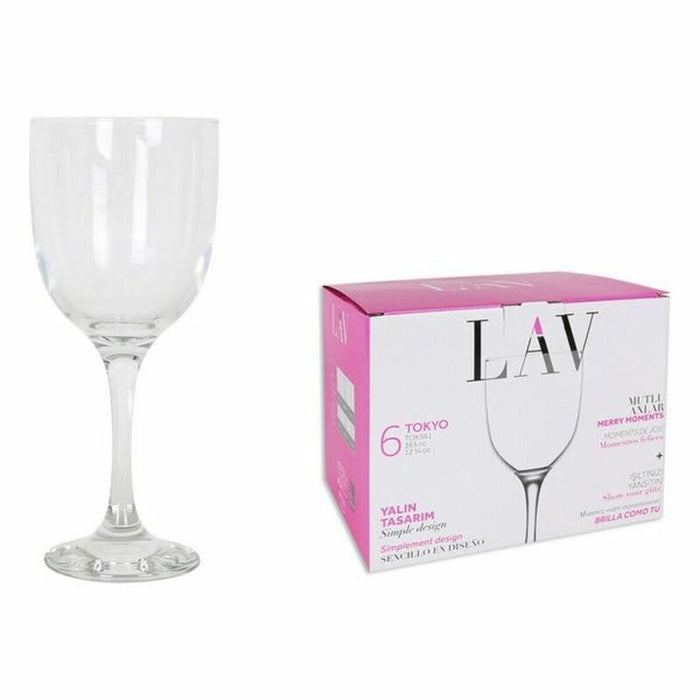 Set de pahare LAV Tokyo (6 uds) (365 ml)