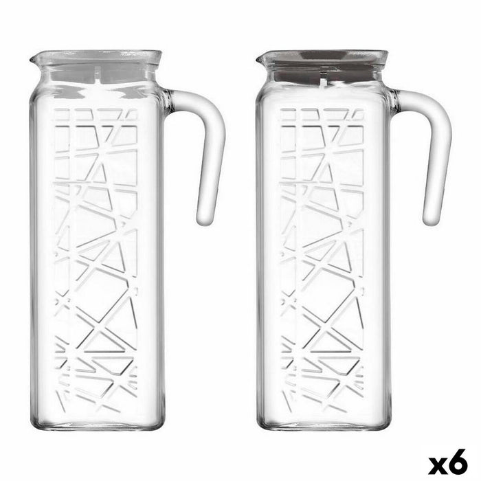 Carafă LAV Line Transparent Geam (6 Unități) (1,2 L)