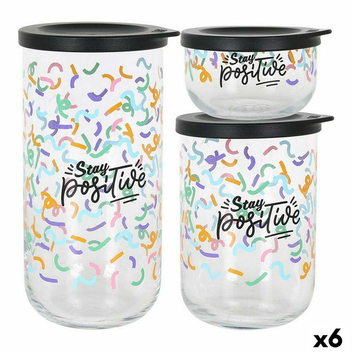 Set de 3 tuburi LAV Positive Geam 3 Piese (6 Unități)