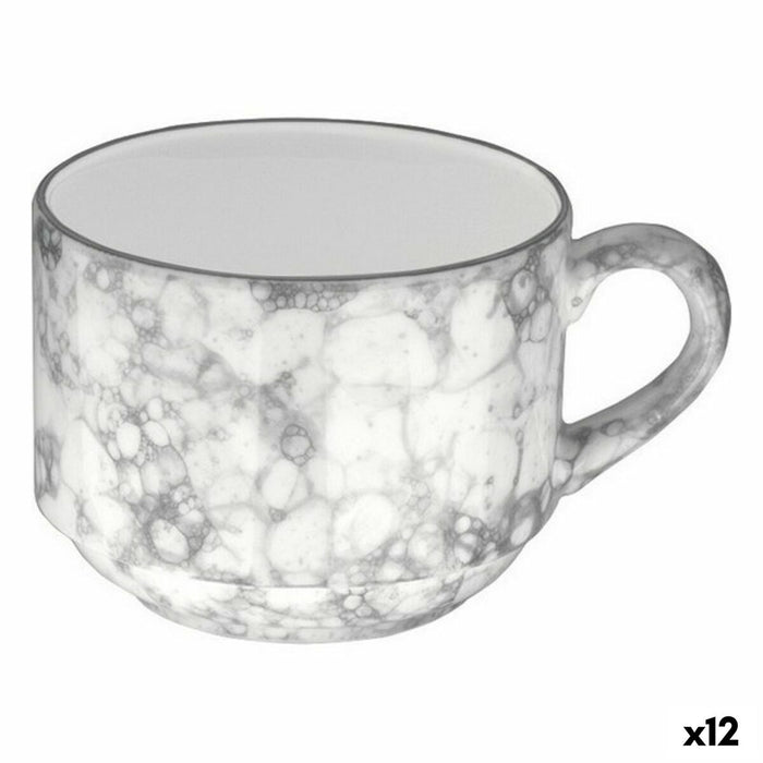Hrnek Viejo Valle Rocks Porțelan 180 ml Negru (12 Unități)