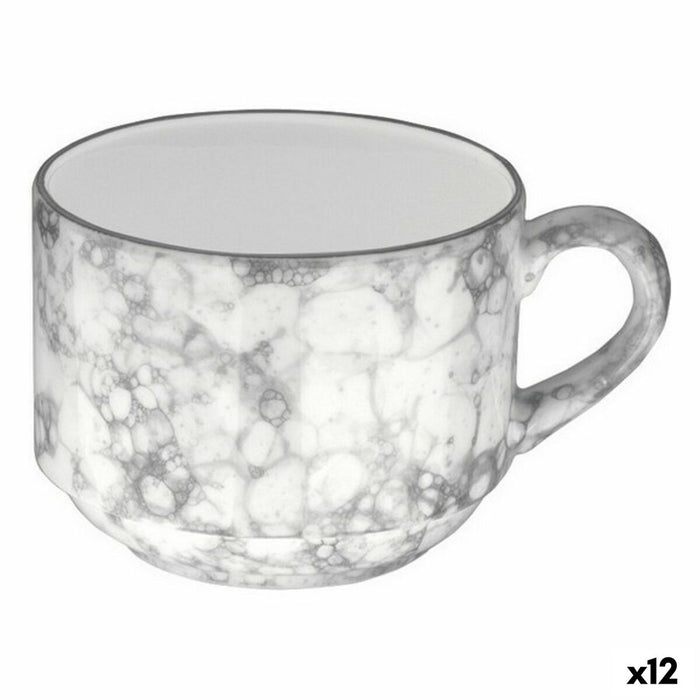 Hrnek Viejo Valle Rocks Porțelan 90 ml Negru (12 Unități)