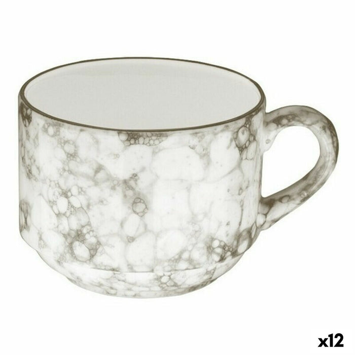 Hrnek Viejo Valle Rocks Porțelan 180 ml Maro (12 Unități)
