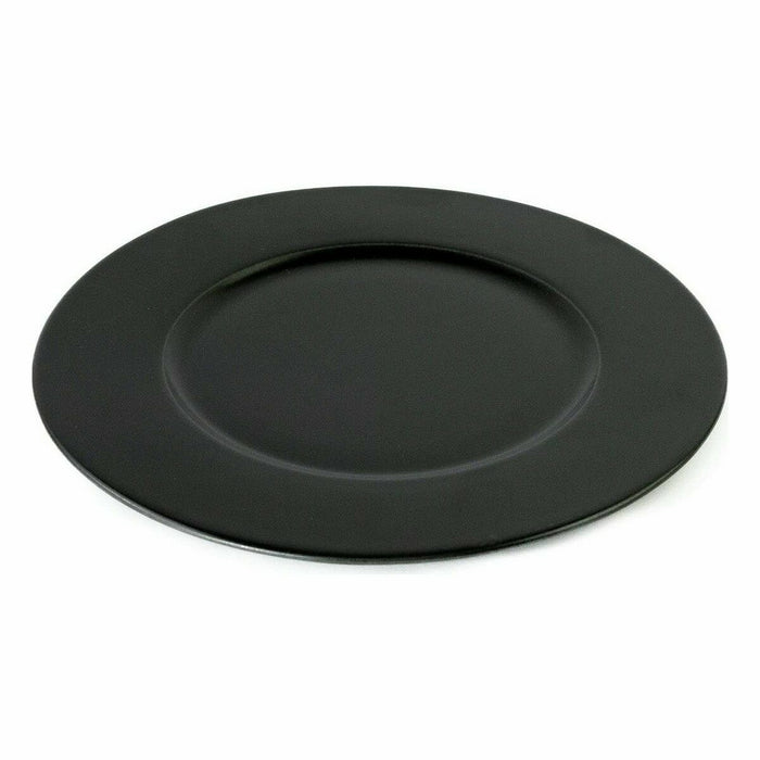 Platou Plat Viejo Valle Neat Negru Porțelan Ø 28 cm (6 Unități)