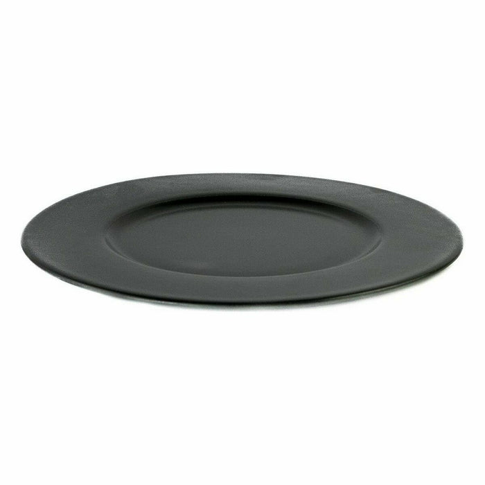 Platou Plat Viejo Valle Neat Negru Porțelan Ø 28 cm (6 Unități)