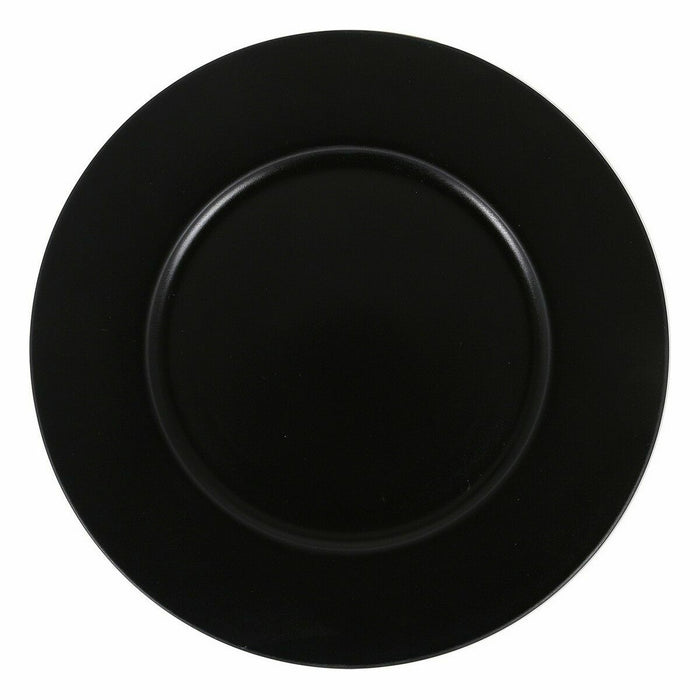 Platou Plat Viejo Valle Neat Negru Porțelan Ø 28 cm (6 Unități)