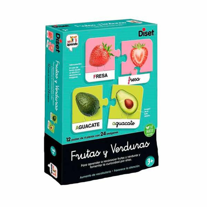 Joc Educativ Diset Yo Aprendo Frutas & Verduras Puzzle (ES)