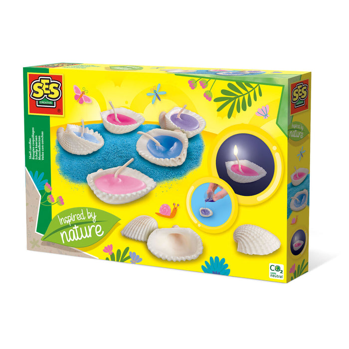Lumânări SES Creative Velas con conchas - Inspired by nature