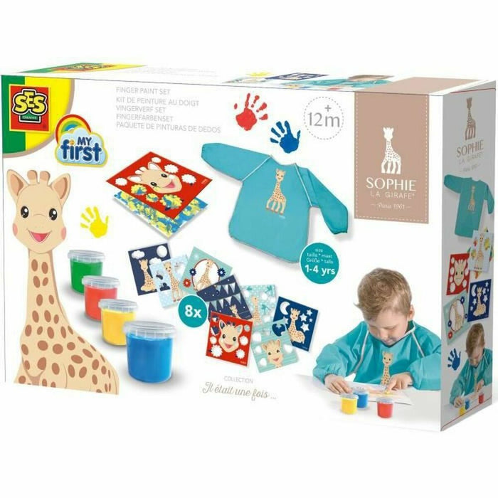 Vopsea pentru pictură cu degetele SES Creative Sophie La Girafe