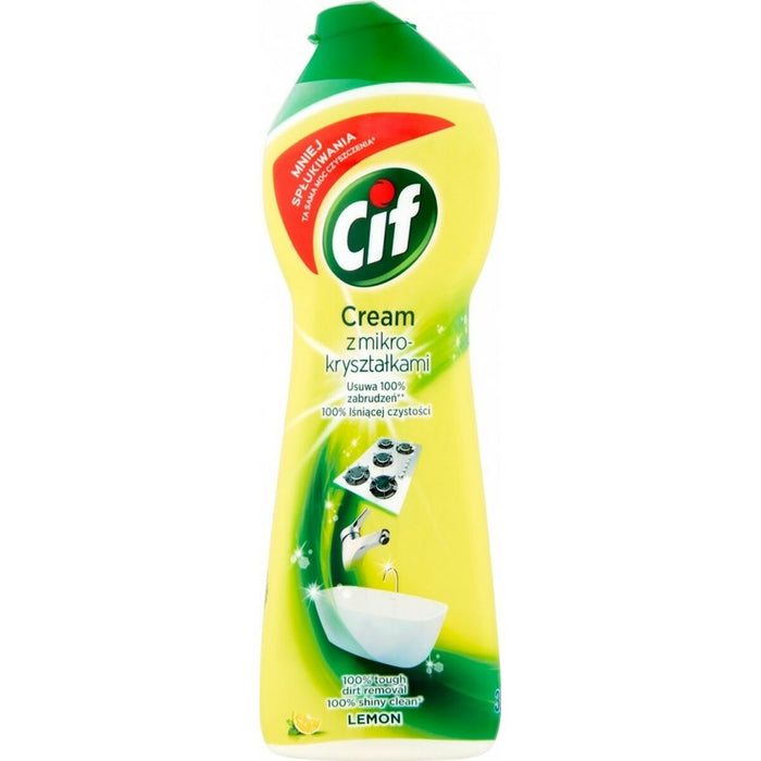 Curățător de suprafete Cif Cream 540 g Lămâie
