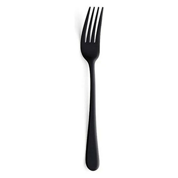 Set de Furculițe Amefa Austin Negro (12 pcs) Negru Metal 20,7 cm (12 Unități)
