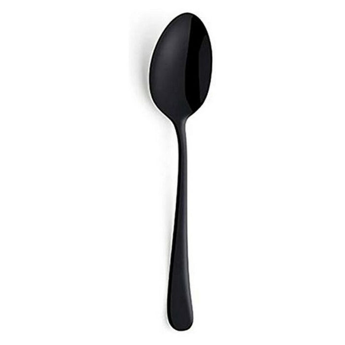 Lingură de cafea Amefa 1410ATB000375 (12 pcs) Negru Metal 14,4 cm (12 Unități)