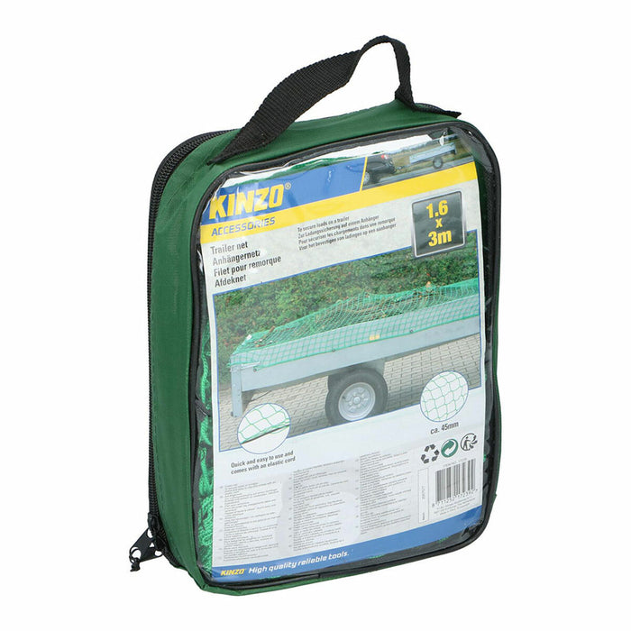 Rețea de remorcare Kinzo Verde polipropilenă 1,6 x 3 m