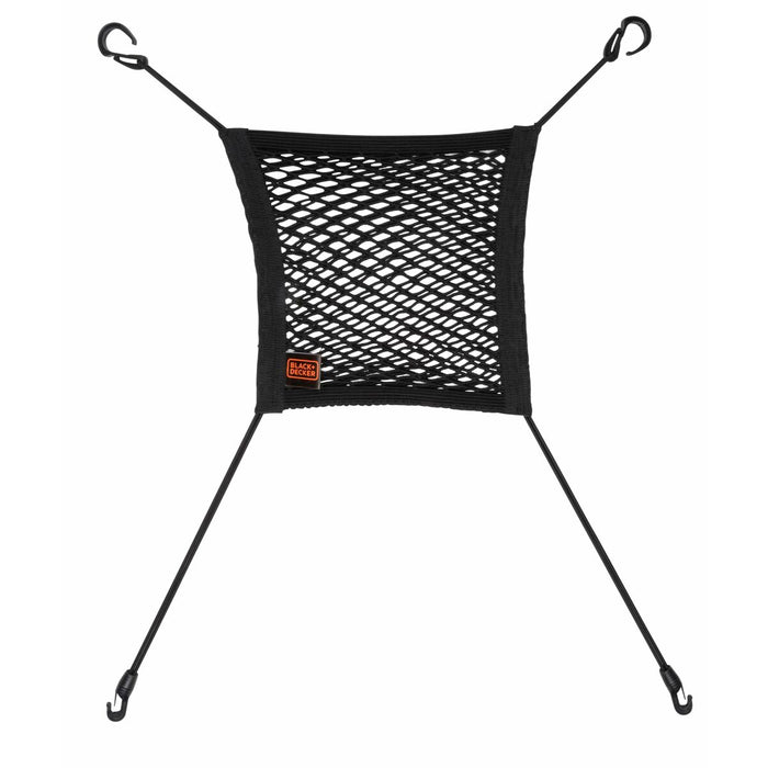 Rețea de depozitare pentru mașină Black & Decker Negru 30 x 28 cm