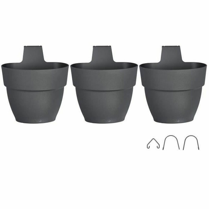 Ghiveci Elho Vibia Campana Foret 17,1 x 20,7 x 29,7 cm Antracit