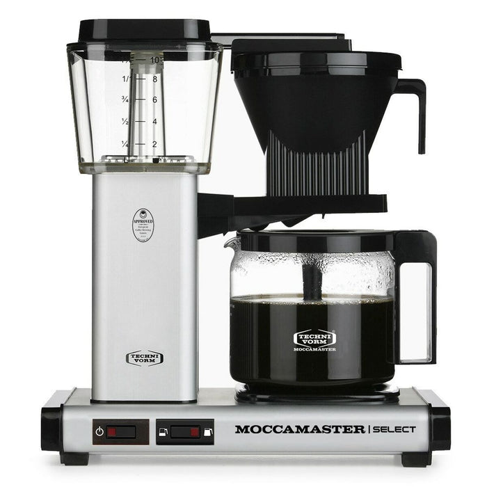 Cafetieră cu Filtru Moccamaster Negru Oțel 1520 W 1,25 L