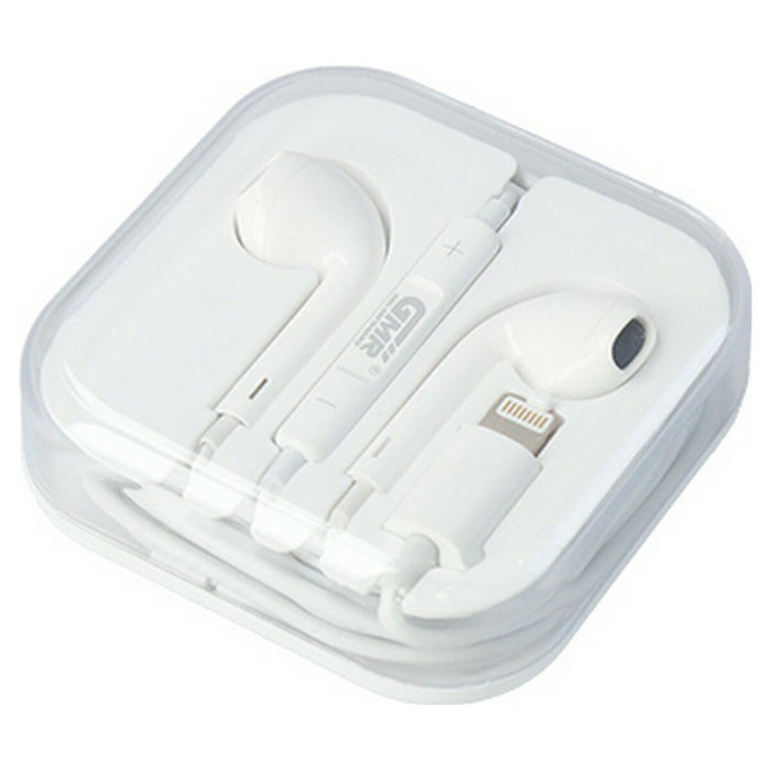Căști cu Microfon Goms Alb Lightning