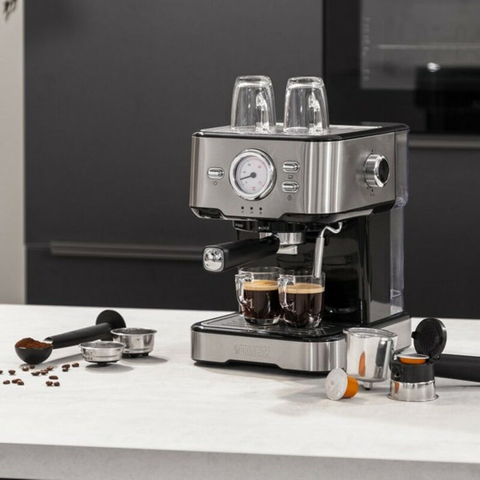 Cafetieră Express cu Braț Princess 01.249412.01.001 1,5 L 1100W Oțel 1,5 L