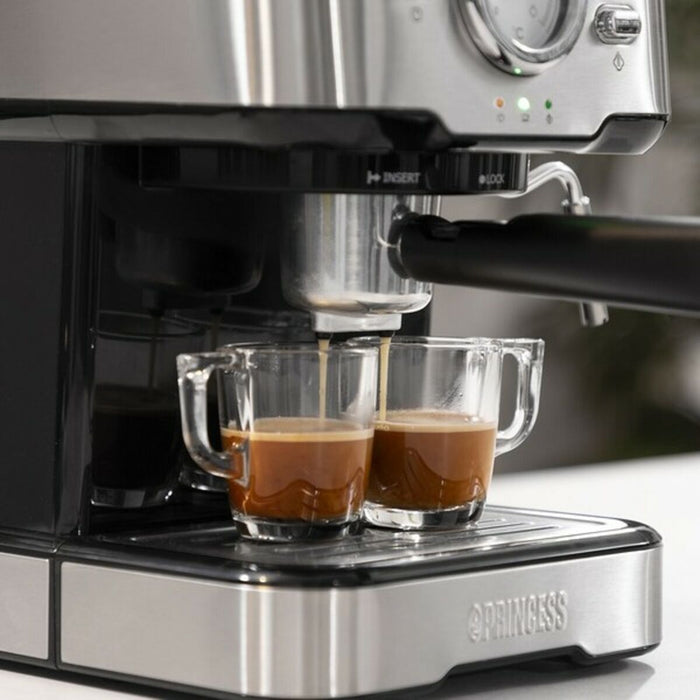 Cafetieră Express cu Braț Princess 01.249412.01.001 1,5 L 1100W Oțel 1,5 L