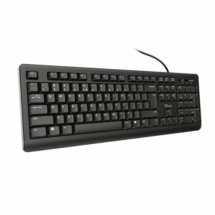 Tastatură Trust Primo Negru Spaniolă Qwerty Spaniolă QWERTY
