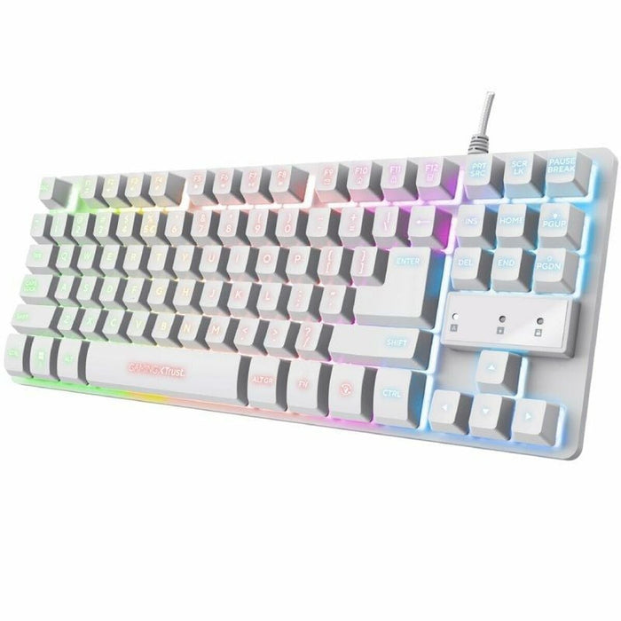 Tastatură Gaming Trust GXT 833W Alb
