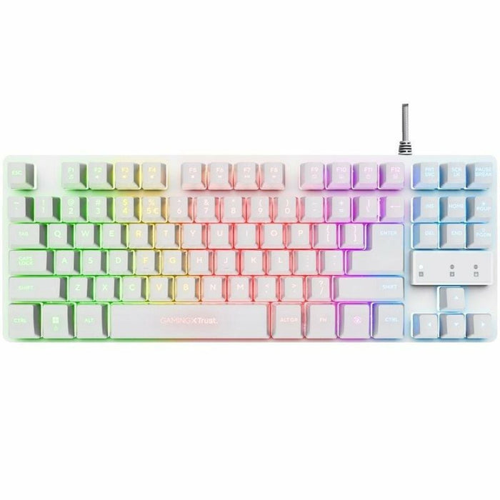 Tastatură Gaming Trust GXT 833W Alb