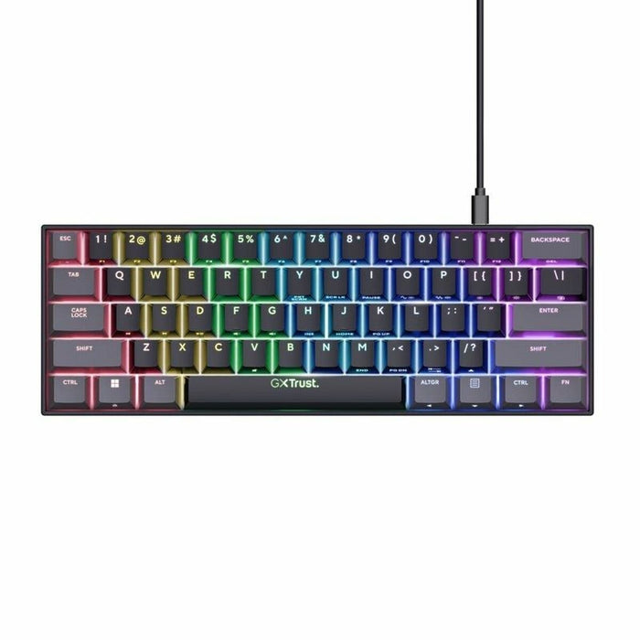 Tastatură mecanică Trust GXT 867 Acira Negru