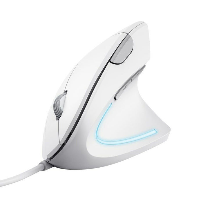 Mouse Trust Verto Albastru Alb Monocrom