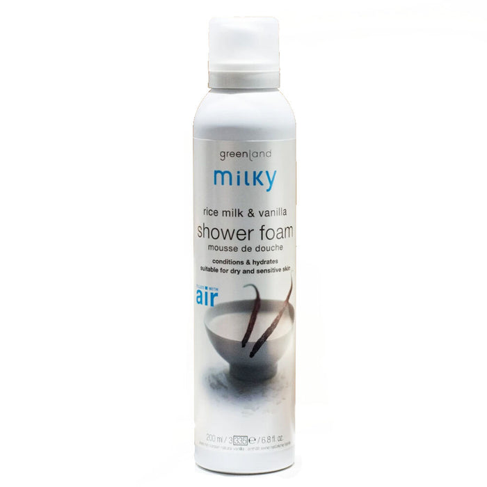 Loțiune de Corp Greenland Shower Mousse Rice MIlk (200 ml)