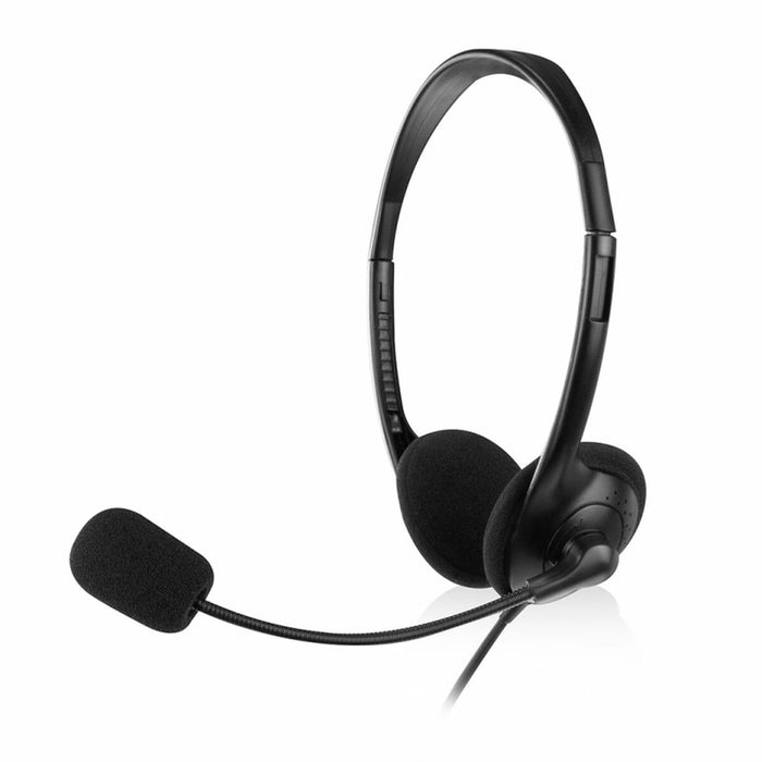 Căști cu Microfon Ewent EW3563 Negru