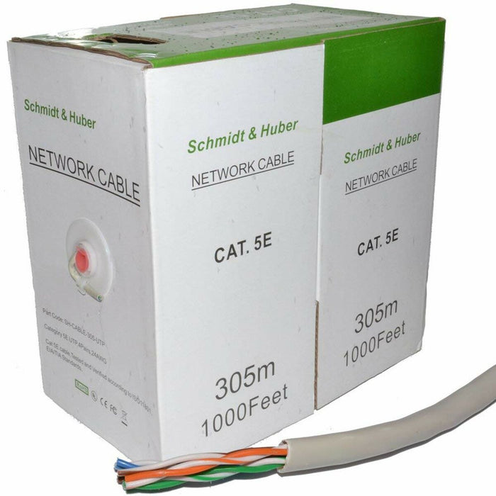 Cablu Ethernet LAN GEMBIRD UPC-5004E-SOL 305 m Gri