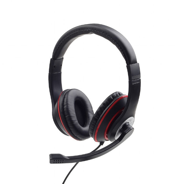 Căști cu Microfon GEMBIRD MHS-03-BKRD Negru