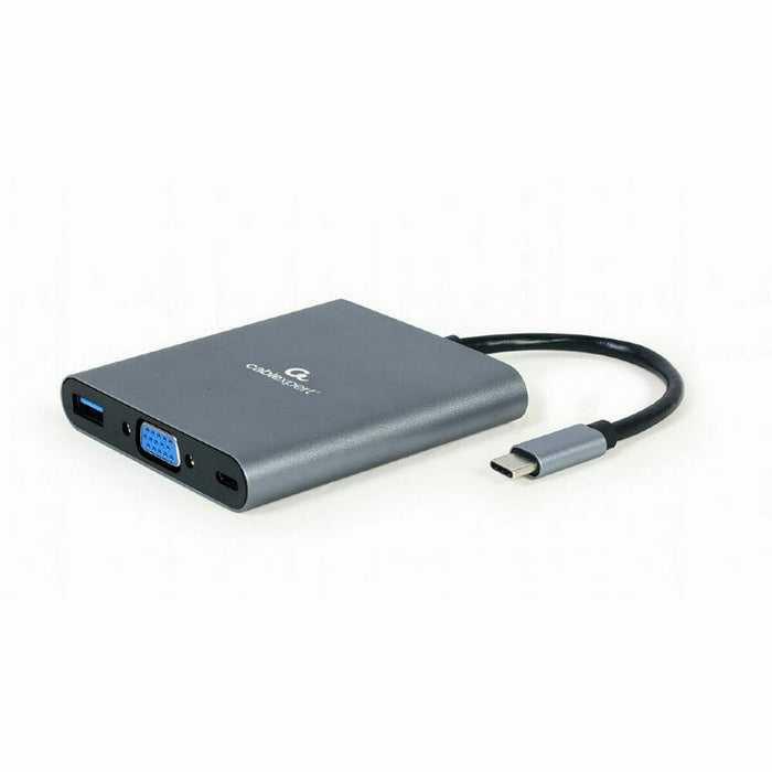 Hub USB-C GEMBIRD A-CM-COMBO6-01 Gri 60 W