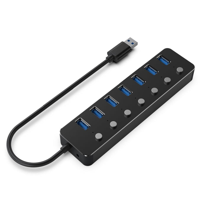 Hub USB GEMBIRD UHB-U3P7P-01 Negru